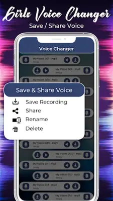 Voice Changer android App screenshot 1